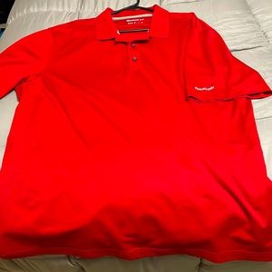 Reebok Men’s Polo - Red - 3XLT.  Like new.
